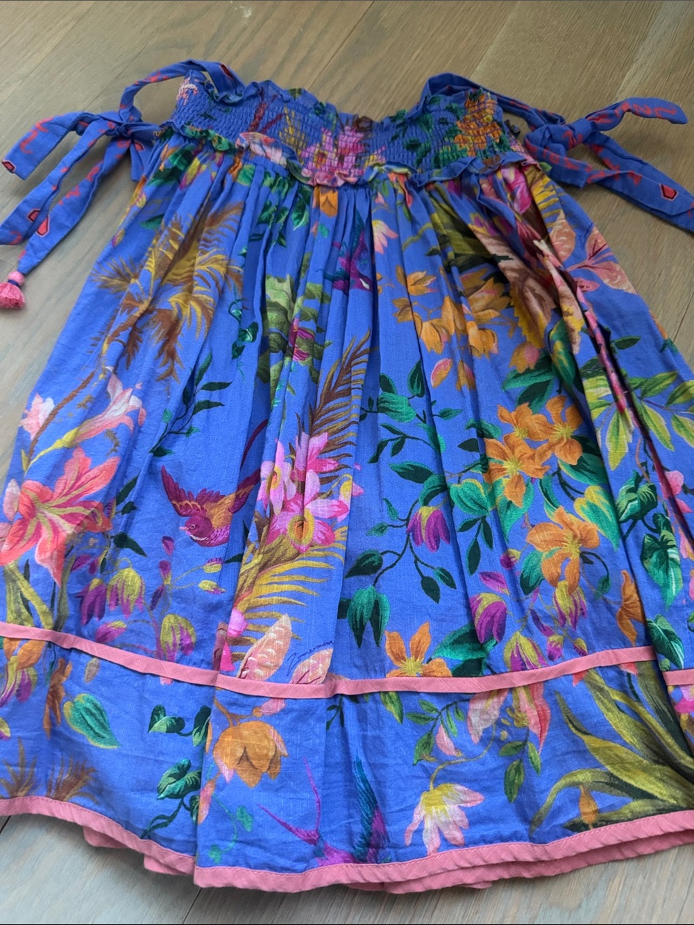 Zimmermann Purple Floral Kids Casual Dress